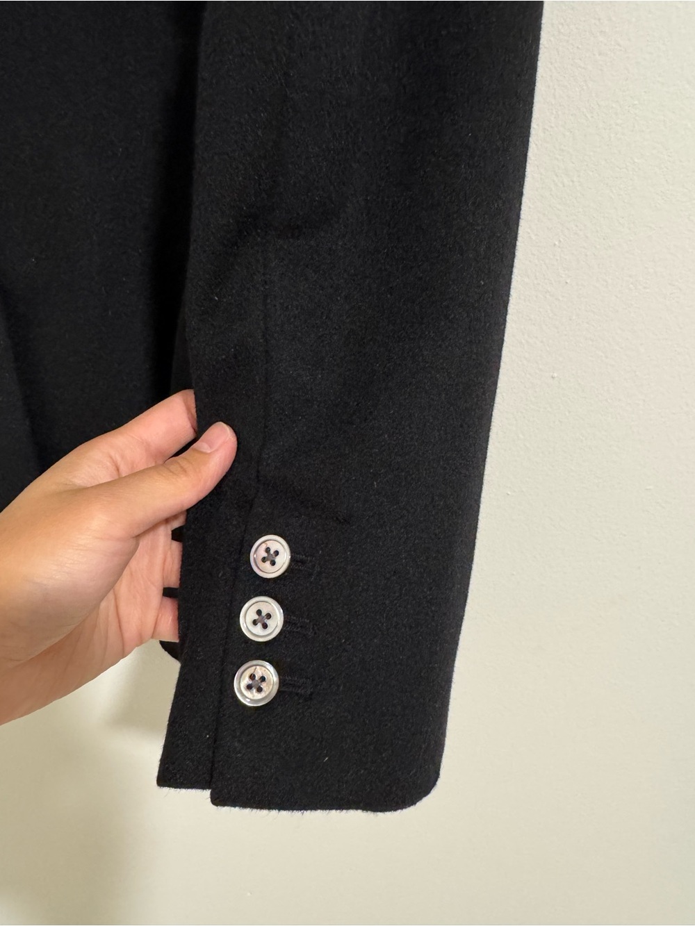 Vintage Eddie Bauer Black Women’s Tailored Blazer Jacket - Picture 5 of 8